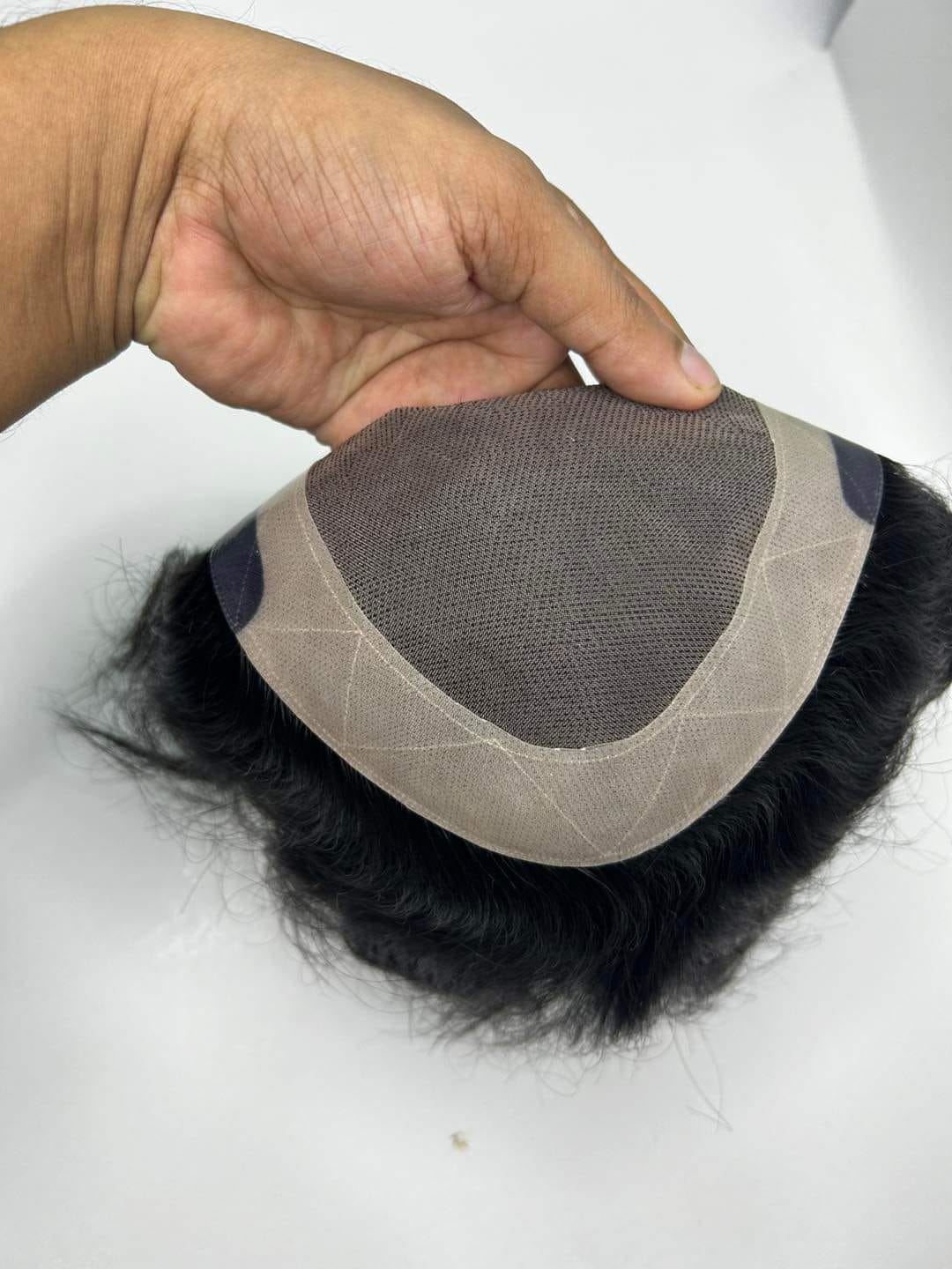 Natural Apollo Smart Hair Patch for Men, Soft Hair Wig in 100% Natural Human Hair